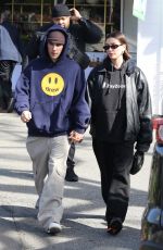 HAILEY and Justin BIEBER Leaves Beverly Glen Deli in Bel Air 02/12/2023
