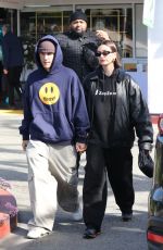 HAILEY and Justin BIEBER Leaves Beverly Glen Deli in Bel Air 02/12/2023