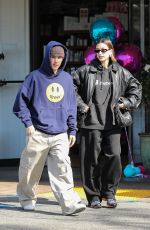 HAILEY and Justin BIEBER Leaves Beverly Glen Deli in Bel Air 02/12/2023