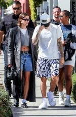 HAILEY and Justin BIEBER Leaves Great White in Los Angeles 02/10/2023