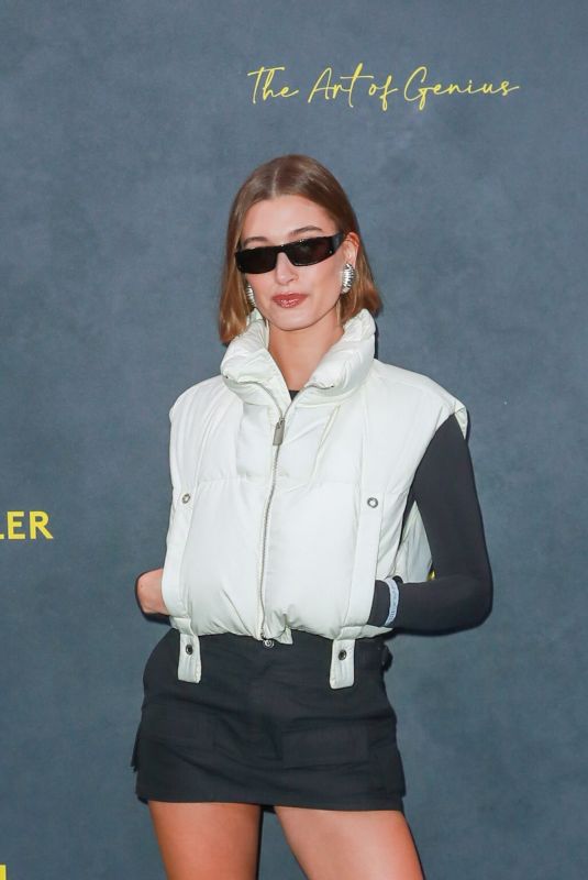 HAILEY BIEBER at Moncler Presents: The Art of Genius in London 02/20/2023