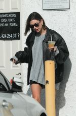 HAILEY BIEBER Leaves Sushi Fumi in Los Angeles 02/17/2023