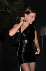HAILEY BIEBR Leaves Chiltern Firehouse in London 02/23/2023