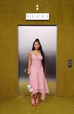 HALLE BAILEY at Gucci Show at Milan Fashion Week 02/24/2023