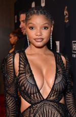 HALLE BAILEY at Pre-grammy Gala & Grammy Salute to Industry Icons in Los Angeles 02/04/2023