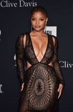 HALLE BAILEY at Pre-grammy Gala & Grammy Salute to Industry Icons in Los Angeles 02/04/2023
