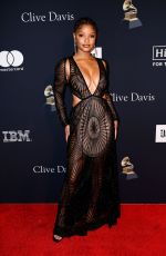 HALLE BAILEY at Pre-grammy Gala & Grammy Salute to Industry Icons in Los Angeles 02/04/2023