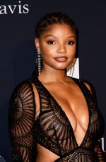 HALLE BAILEY at Pre-grammy Gala & Grammy Salute to Industry Icons in Los Angeles 02/04/2023