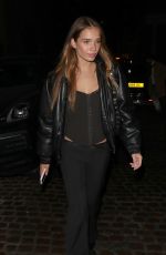 HANA CROSS Arrives at Chiltern Firehouse in London 02/17/2023
