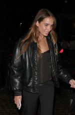 HANA CROSS Arrives at Chiltern Firehouse in London 02/17/2023