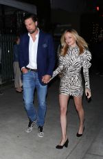 HEATHER GRAHAM and John de Neufville Leaves Giorgio Baldi in Santa Monica 02/07/2023