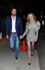HEATHER GRAHAM and John de Neufville Leaves Giorgio Baldi in Santa Monica 02/07/2023