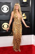 HEIDI KLUM at 65th Grammy Awards in Los Angeles 02/05/2023