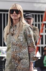 HEIDI KLUM on the Set of Next Top Model in Las Vegas 02/06/2023