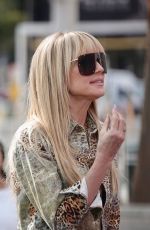 HEIDI KLUM on the Set of Next Top Model in Las Vegas 02/06/2023