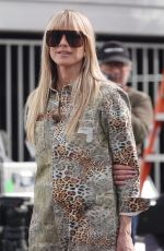 HEIDI KLUM on the Set of Next Top Model in Las Vegas 02/06/2023