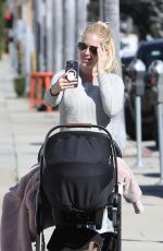 HEIDI MONTAG Out with Her Newborn in Pacific Palisades 01/31/2023