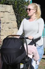 HEIDI MONTAG Out with Her Newborn in Pacific Palisades 01/31/2023