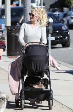 HEIDI MONTAG Out with Her Newborn in Pacific Palisades 01/31/2023