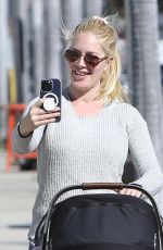 HEIDI MONTAG Out with Her Newborn in Pacific Palisades 01/31/2023