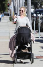 HEIDI MONTAG Out with Her Newborn in Pacific Palisades 01/31/2023