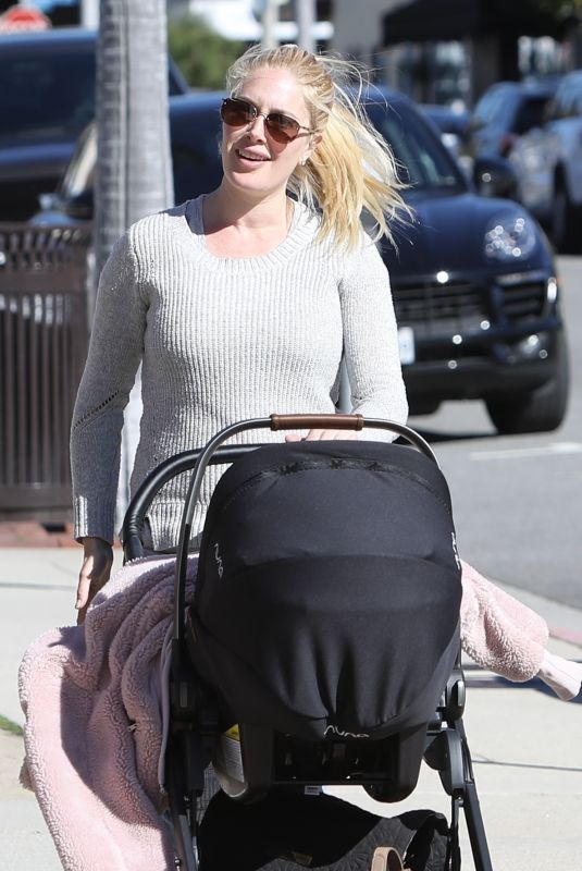 HEIDI MONTAG Out with Her Newborn in Pacific Palisades 01/31/2023