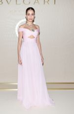 HIBA ABOUK at Bvlgari Serpenti: 75 Years of Infinite Tale Photocall in Madrid 02/16/2023