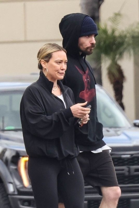 HILARY DUFF and Matthew Koma at CVS after in Studio City 02/26/2023