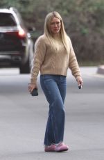 HILARY DUFF Out and About in Los Angeles 02/05/2023