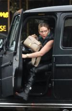 HILARY DUFF Out and About in West Hollywood 02/25/2023