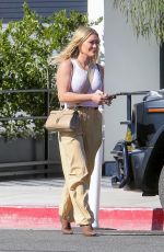 HILARY DUFF Out for Lunch with a Friend in Los Angeles 02/06/2023