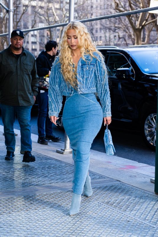 IGGY AZALEA at Madison Square Park in New York 02/14/2023
