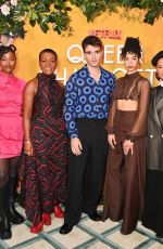 INDIA AMARTEIFIO at Queen Charlotte: A Bridgerton Story Photocall in London 02/14/2023