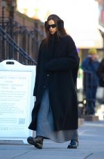 IRINA SHAYK Out and About in New York 02/01/2023