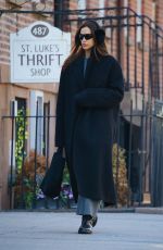 IRINA SHAYK Out and About in New York 02/01/2023