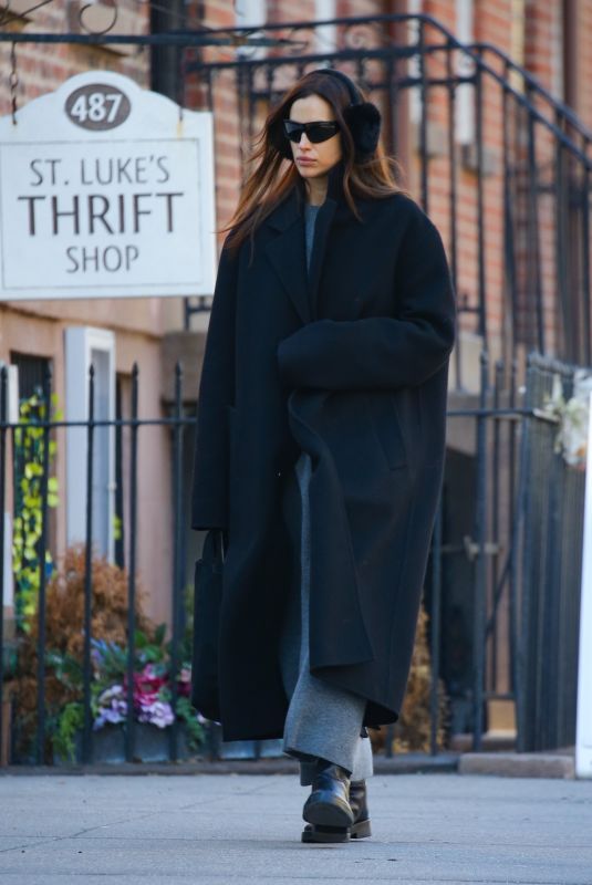 IRINA SHAYK Out and About in New York 02/01/2023