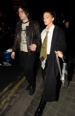 ISOBEL RICHMOND Arrives at ES Magazine LFW Party in London 02/17/2023