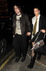 ISOBEL RICHMOND Arrives at ES Magazine LFW Party in London 02/17/2023