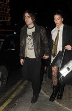 ISOBEL RICHMOND Arrives at ES Magazine LFW Party in London 02/17/2023