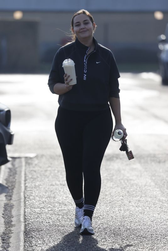 JACQUELINE JOSS Leaves a Gym in Essex 02/09/2023