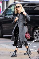 JENNA COLEMAN Arrives at Heart Breakfast Radio in London 02/09/2023