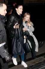 JENNIFER CARPENTER and AMANDA SEYFRIED Arrives at Their Hotel in Paris 01/31/2023