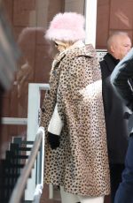 JENNIFER COOLIDGE All Bundled Up in Freezing Weather in Cambridge 02/04/2023