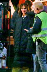 JENNIFER GARNER and Ed Helms on the Set of Family Leave in Los Angeles 02/08/2023