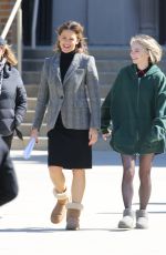 JENNIFER GARNER and EMMA MEYERS on the Set of Family Leave in Los Angeles 02/15/2023
