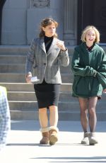 JENNIFER GARNER and EMMA MEYERS on the Set of Family Leave in Los Angeles 02/15/2023