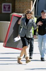 JENNIFER GARNER and EMMA MEYERS on the Set of Family Leave in Los Angeles 02/15/2023
