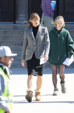 JENNIFER GARNER and EMMA MEYERS on the Set of Family Leave in Los Angeles 02/15/2023