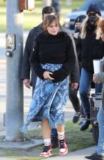 JENNIFER GARNER on the Set of Family Leave in Los Angeles 02/22/2023