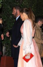 JENNIFER LOPEZ and Ben Affleck Out for Dinner on Valentine